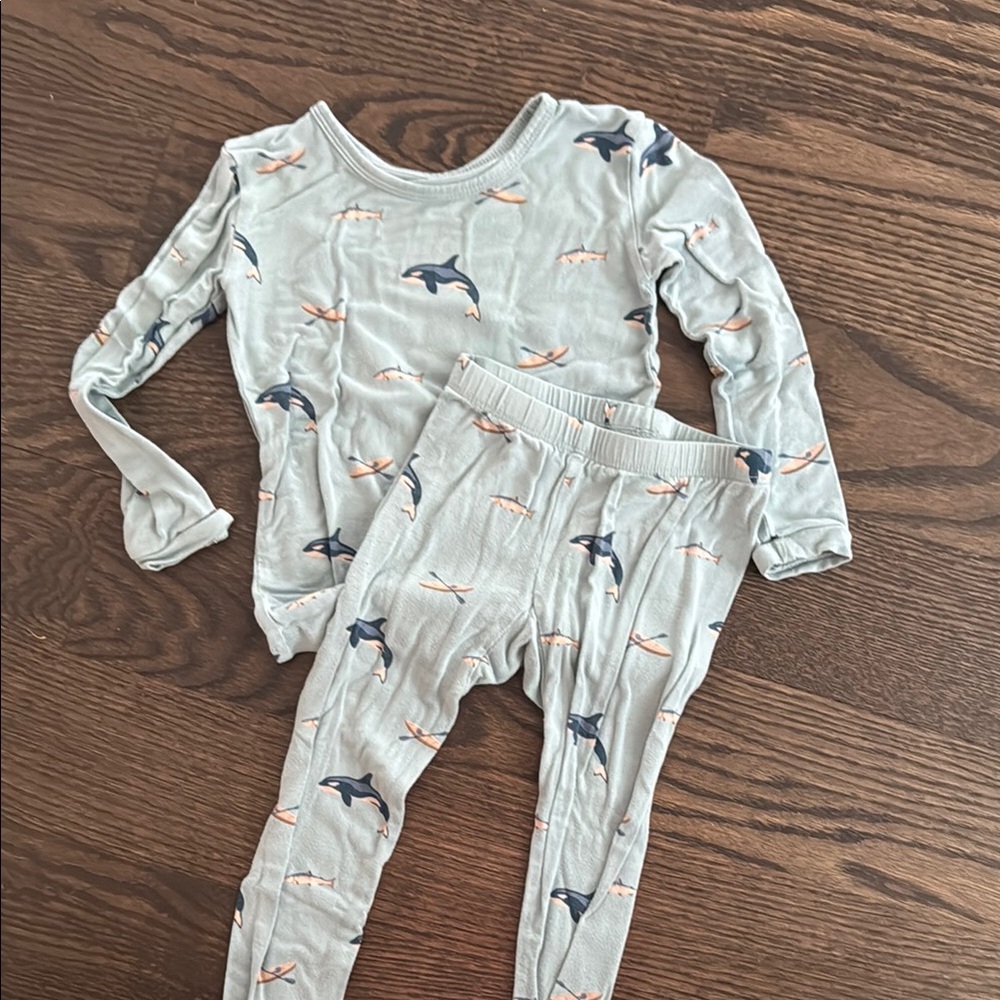 Kyte BABY Gray Pajama Set Soft and Snug